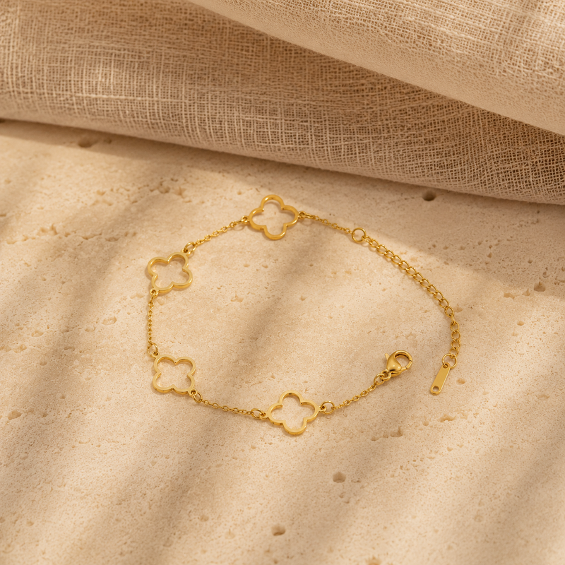 Fiore Kleeblatt Armband