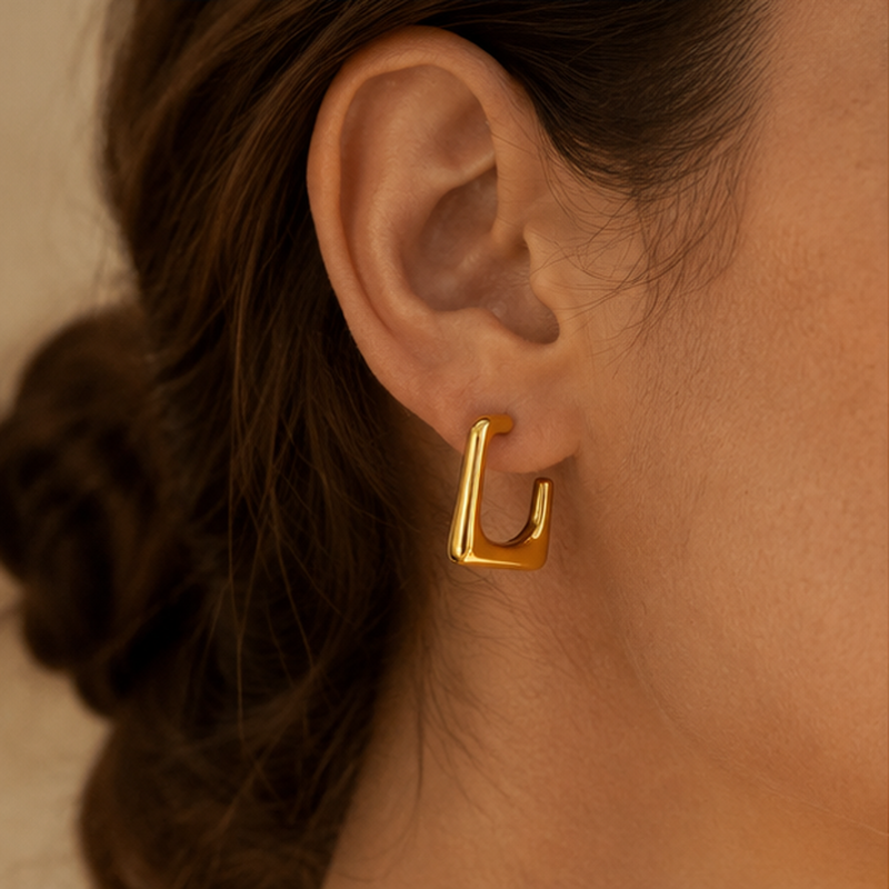 Angolo Square Hoops — Detailansicht