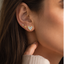 Cuoricino Heart Stud Set