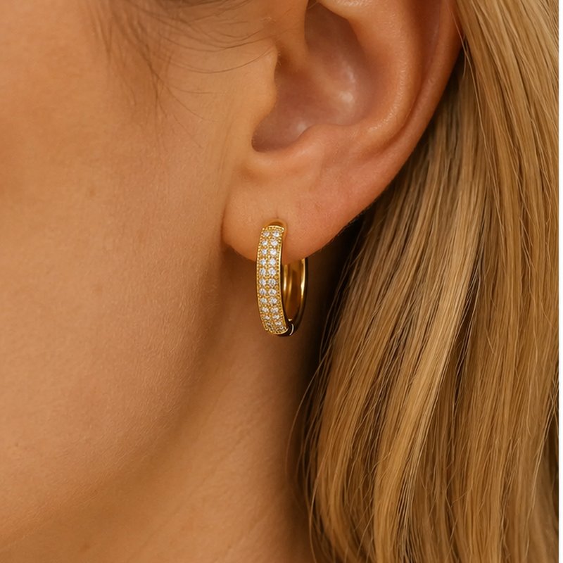 Luce Pavé Hoops