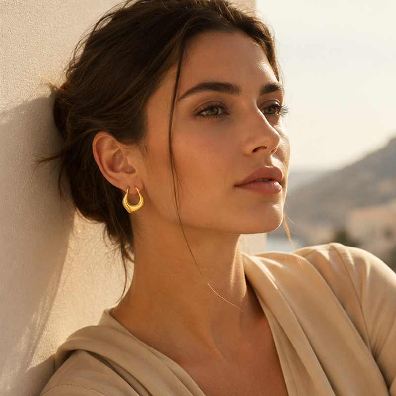 Luna Dome Hoops — Detailansicht