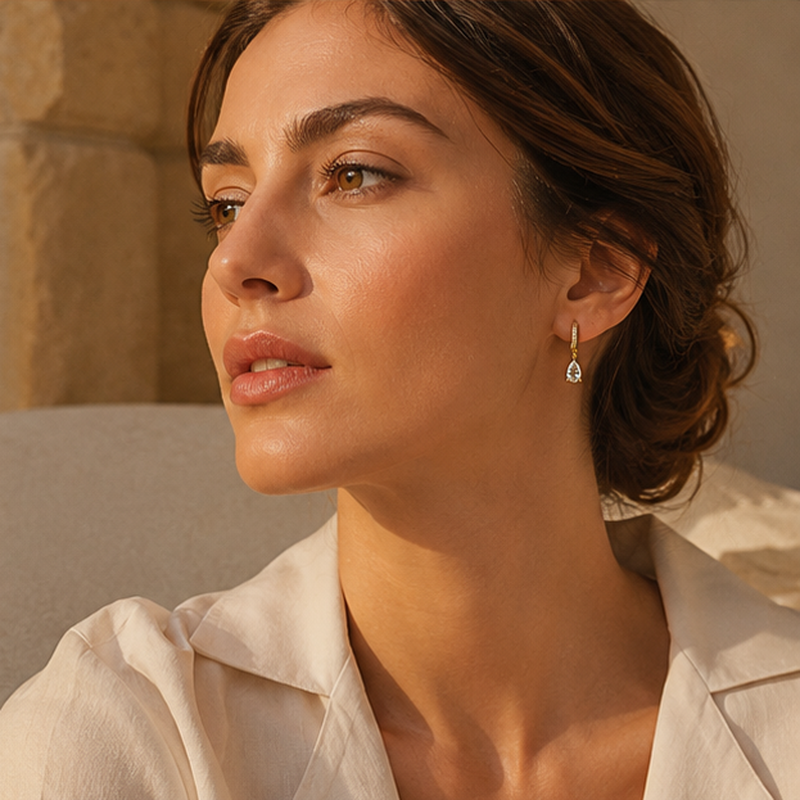 Rugiada Teardrop Huggies — Detailansicht