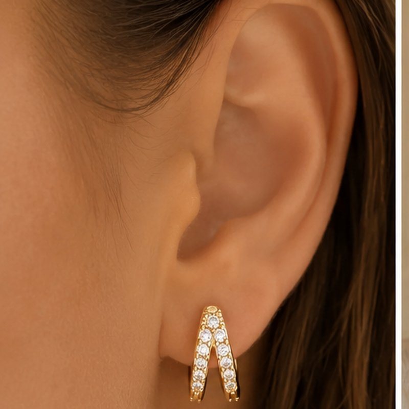 Duetto Split Hoops