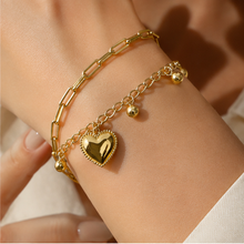 Adora Layered Heart Bracelet