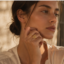 Alloro Leaf Open Ring