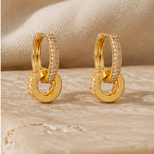 Cerchio Charm Hoops