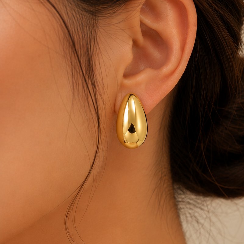 Lacrima Dome Earrings