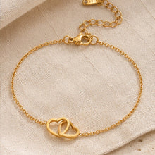 Amore Linked Hearts Bracelet