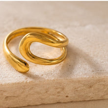 Fluvia Wave Offener Ring