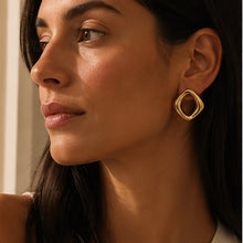 Quadro Organic Stud Earrings