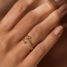 Sfera Pavé Open Ring